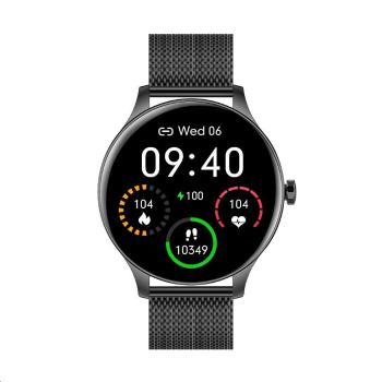 Garett Smartwatch Classy černá, ocel