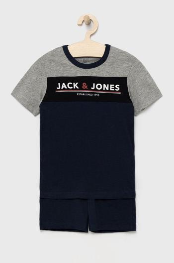 Dětská bavlněná souprava Jack & Jones tmavomodrá barva