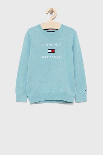 Dětský bavlněný svetr Tommy Hilfiger lehký