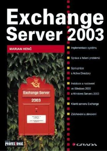 Exchange Server 2003 - Marián Henč - e-kniha
