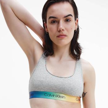 Šedá braletka Unlined Bralette Modern Cotton Pride Core+ – S