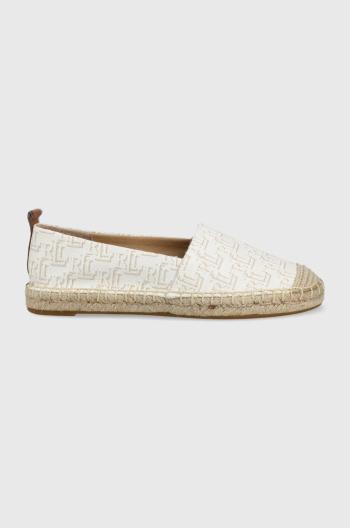 Espadrilky Lauren Ralph Lauren Cameryn Ii béžová barva