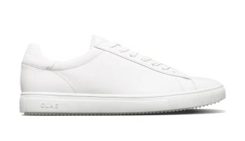 Clae Bradley Essentials White Leather bílé CL20ABR01-WWL