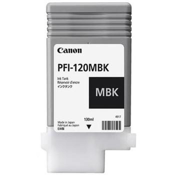 CANON PFI-120 MBK - originální cartridge, matně černá, 130ml