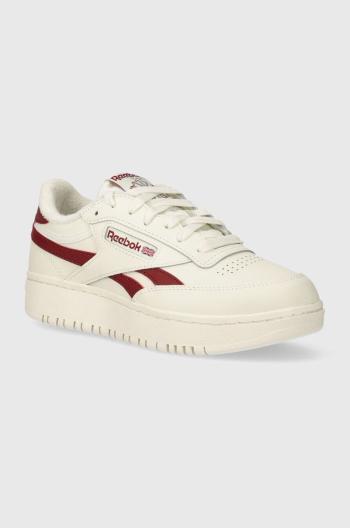 Kožené sneakers boty Reebok Classic Club C béžová barva, 100202356