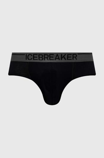 Funkční prádlo Icebreaker Anatomica Briefs černá barva, IB1030310011