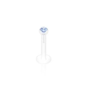 Šperky4U Piercing do brady - labreta PTFE - LB01042-LB