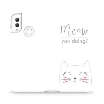 Flipové pouzdro na mobil Honor 10 Lite - M098P Meow you doing? (5903226712656)