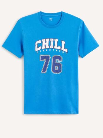 Celio Besity CHill 76 Triko Modrá