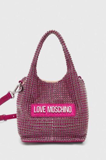 Kabelka Love Moschino růžová barva, JC4044PP1LLP100A