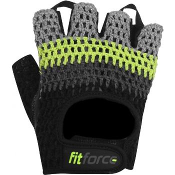 Fitforce KRYPTO Fitness rukavice, černá, velikost S