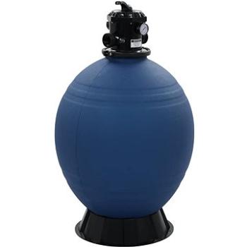  Bazénová písková filtrace se 6polohovým ventilem modrá 660 mm (91728)