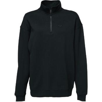 Roxy ESSENTIAL ENERGY HALF ZIP Dámská mikina, černá, velikost