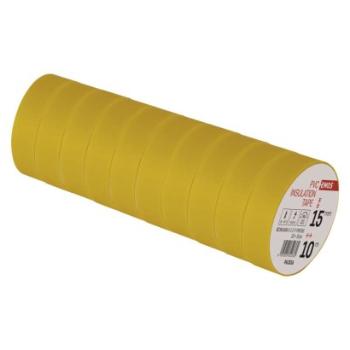 EMOS Izolační páska PVC 15mm x 10m žlutá 10 ks