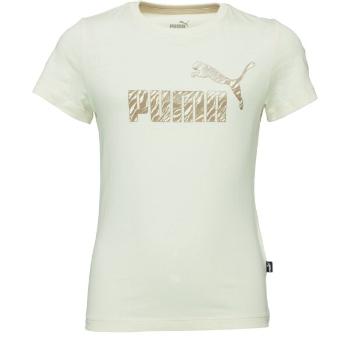 Puma ESSENTIALS + ANIMAL GRAPHIC TEE Dívčí tričko, béžová, velikost