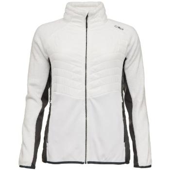 CMP WOMAN JACKET HYBRID Dámská hybridní bunda, bílá, velikost