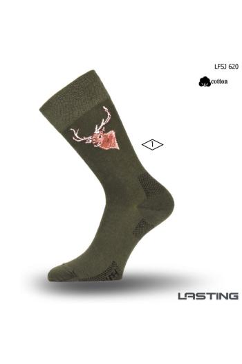 Lasting S motivem jelena LFSJ 620 Velikost: (46-49) XL ponožky