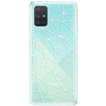 iSaprio Abstract Triangles 03 - white pro Samsung Galaxy A71 (trian03w-TPU3_A71)