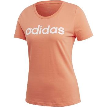 adidas LINEAR TEE 1 Dámské tričko, oranžová, velikost M