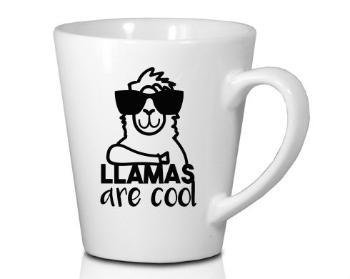 Hrnek Latte 325ml Llamas are cool