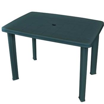  Zahradní stůl zelený 101 x 68 x 72 cm plast (43593)
