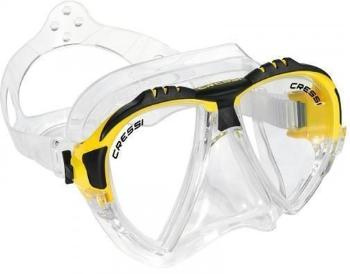 Cressi Matrix Clear/Yellow Transparent UNI Potápěčská maska