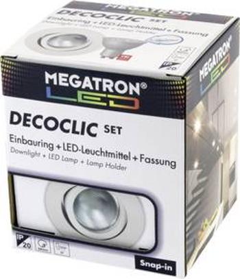 Vestavné svítidlo - LED Megatron MT75402 GU10, 6 W, bílá