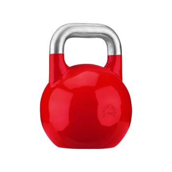 Gorilla Sports Soutěžní kettlebell, červený, 32 kg