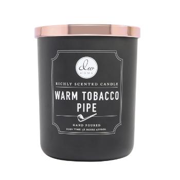 DW Home Warm Tobacco Pipe vonná svíčka ve skle s vůní levandule a heřmánku 425,53 g