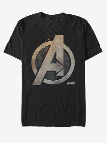 ZOOT.Fan Avengers Steal Logo Marvel Triko Černá