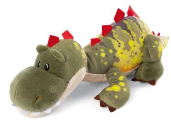 Nici Plyš Dino Fossily ležící 25cm, GREEN