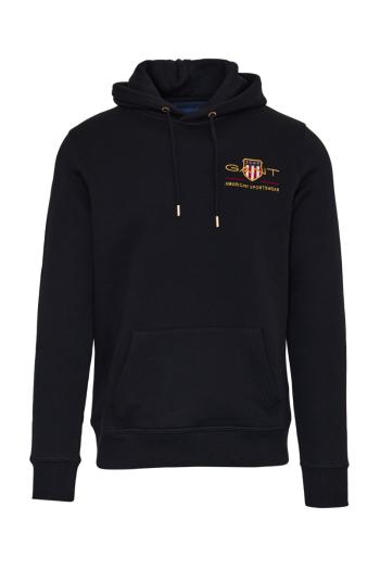 MIKINA GANT MEDIUM ARCHIVE SHIELD HOODIE černá S