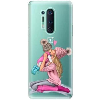 iSaprio Kissing Mom - Blond and Girl pro OnePlus 8 Pro (kmblogirl-TPU3-OnePlus8p)