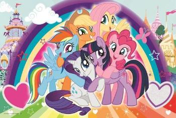 TREFL Puzzle My Little Pony: Šťastní poníci MAXI 24 dílků