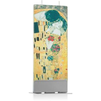 Flatyz Fine Art Gustav Klimt The Kiss dekorativní svíčka 6x15 cm