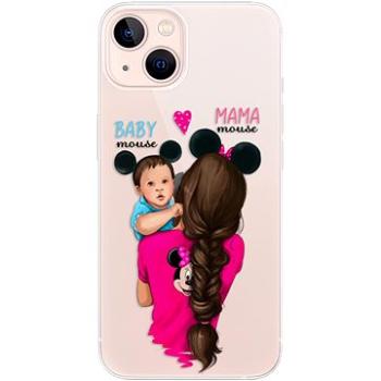 iSaprio Mama Mouse Brunette and Boy pro iPhone 13 (mmbruboy-TPU3-i13)