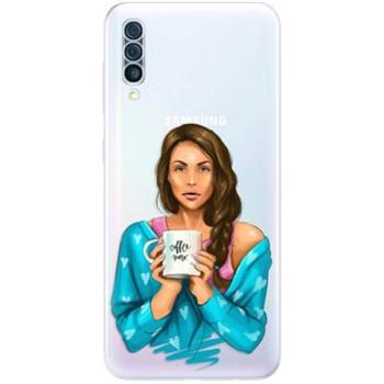 iSaprio Coffe Now - Brunette pro Samsung Galaxy A50 (cofnobru-TPU2-A50)