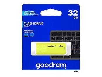 GOODRAM memory USB UME2 32GB USB 2.0 Yellow, UME2-0320Y0R11