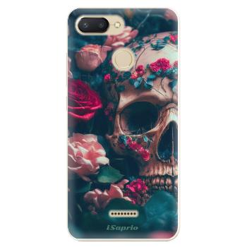 Odolné silikonové pouzdro iSaprio - Skull in Roses - Xiaomi Redmi 6