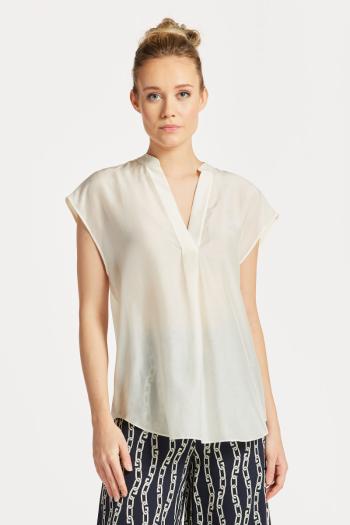 KOŠILE GANT REL SLEEVELESS STAND COLLAR BLOUSE bílá 32