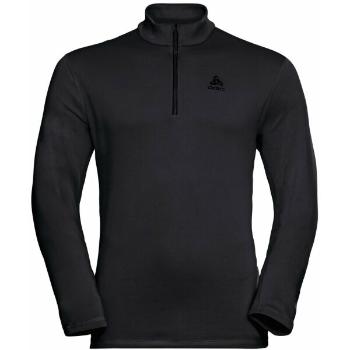 Odlo MID LAYER 1/2 ZIP BERRA Pánská mikina, černá, velikost XXL