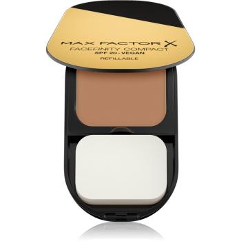 Max Factor Facefinity Refillable kompaktní matující make-up SPF 20 odstín 007 Bronze 10 g