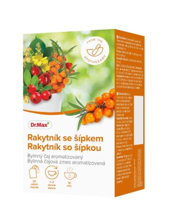 Dr.Max Rakytník se šípkem bylinný čaj 20x1,5 g