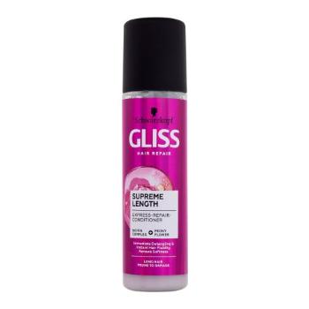 Schwarzkopf Gliss Supreme Length Express-Repair-Conditioner 200 ml bezoplachová péče pro ženy na poškozené vlasy; na roztřepené konečky