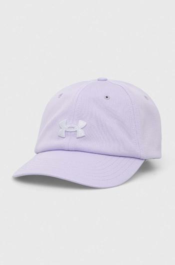 Kšiltovka Under Armour fialová barva, s aplikací, 1376705