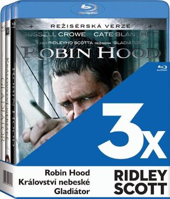 3x Ridley Scott (Gladiátor, Robin Hood, Království nebeské) - 3 BLU-RAY