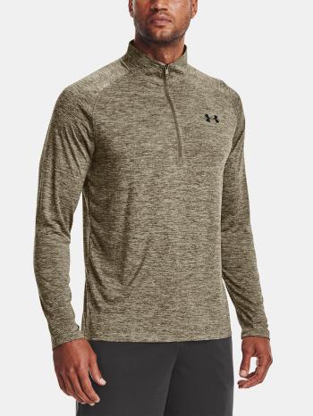 Under Armour UA Tech 2.0 1/2 Zip Triko Zelená