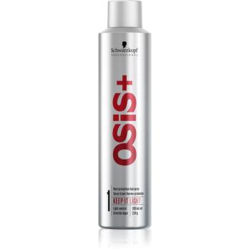 Schwarzkopf Professional Osis+ Keep It Light lak na vlasy s lehkou fixací pro vlasy namáhané teplem 300 ml