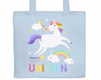 Plátěná nákupní taška Flying unicorn