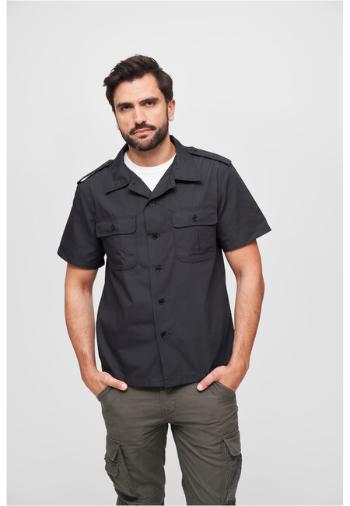 Brandit US Shirt Ripstop shortsleeve black - L